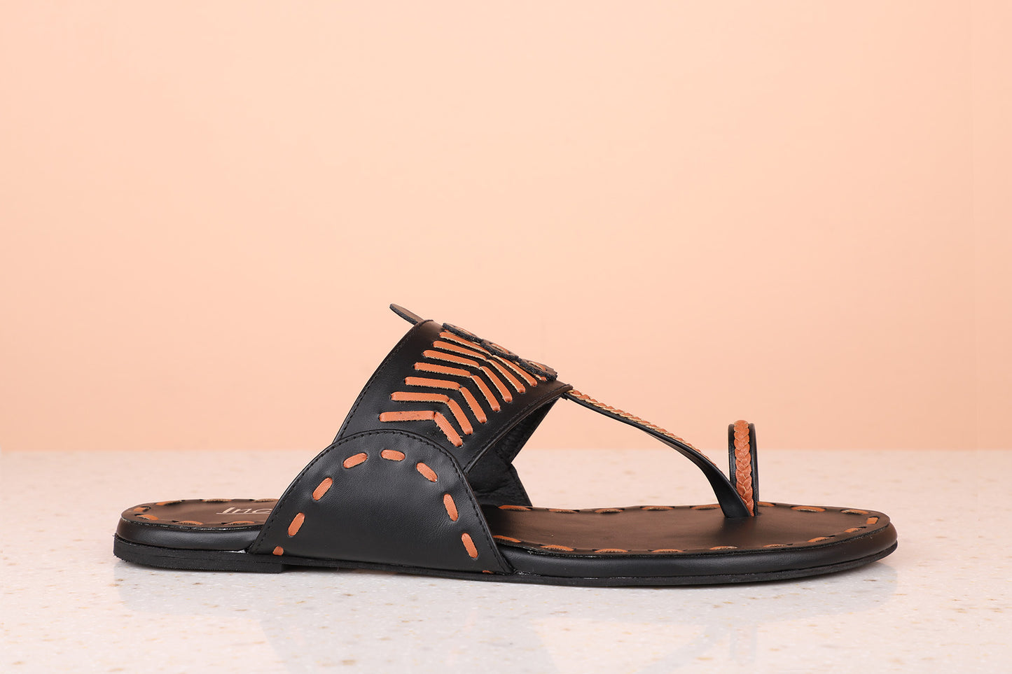 FLAT STITCHED KOLHAPURI-Women's Flat Thong-Inc5 Shoes