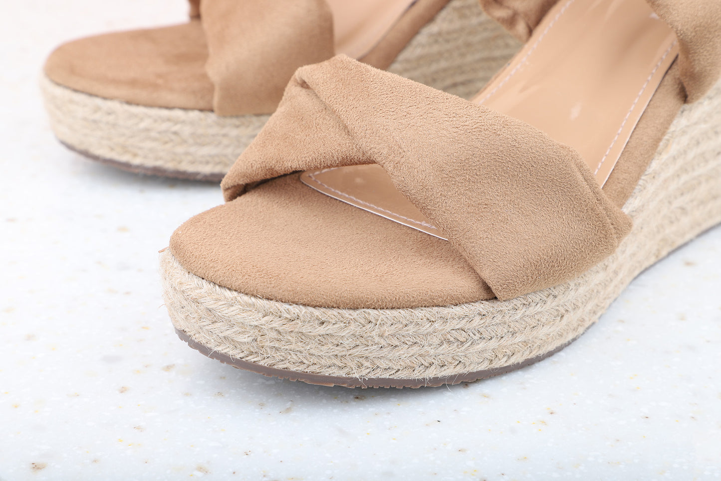 Women Beige Wedge Heels