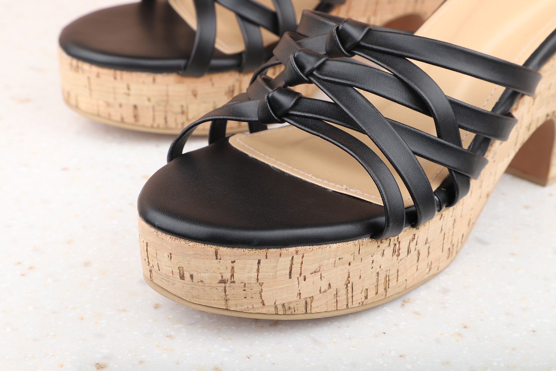 Buy Now Women Black Wedge Heels – Inc5 Shoes