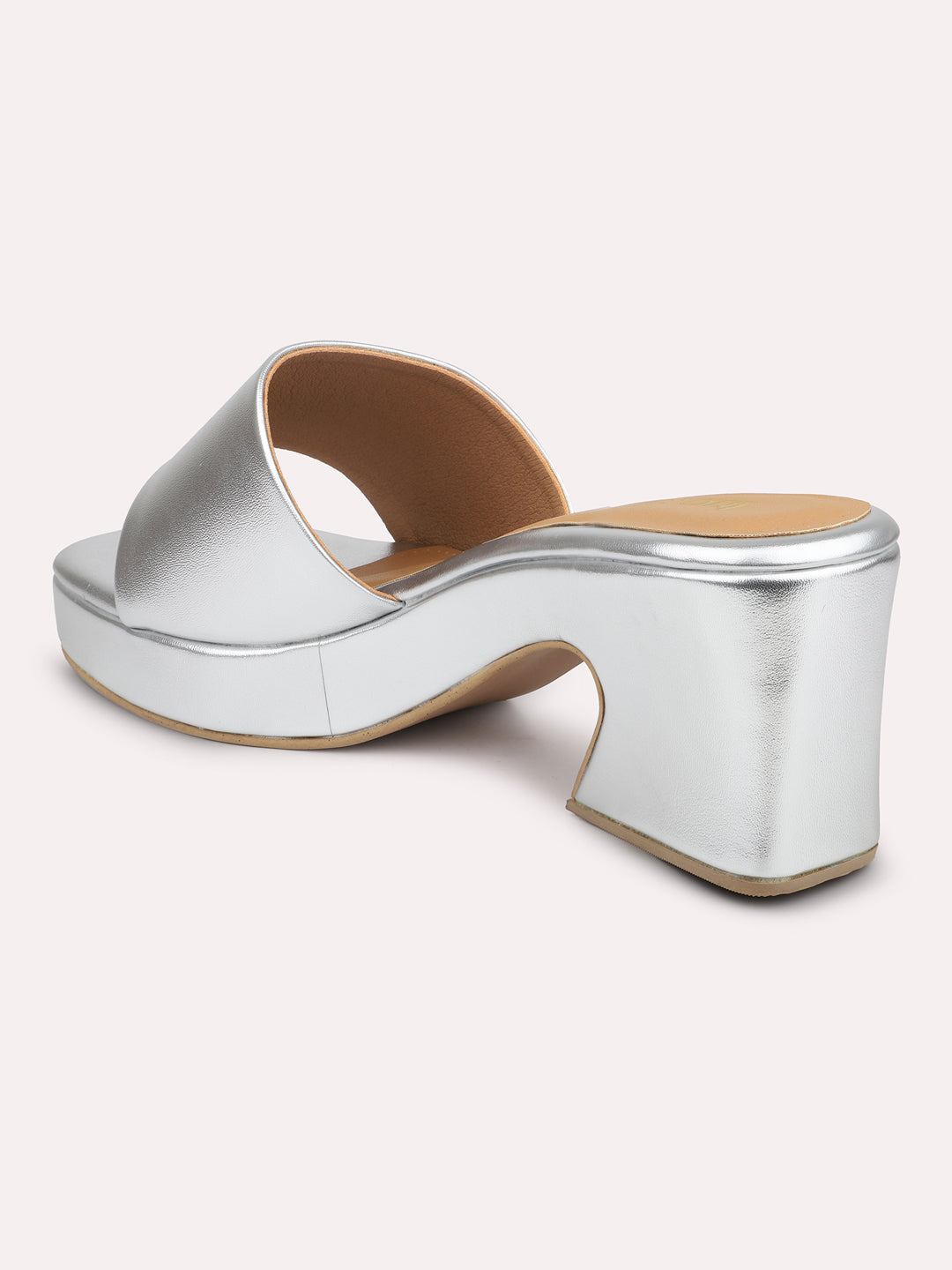 Women Silver Platform Heels