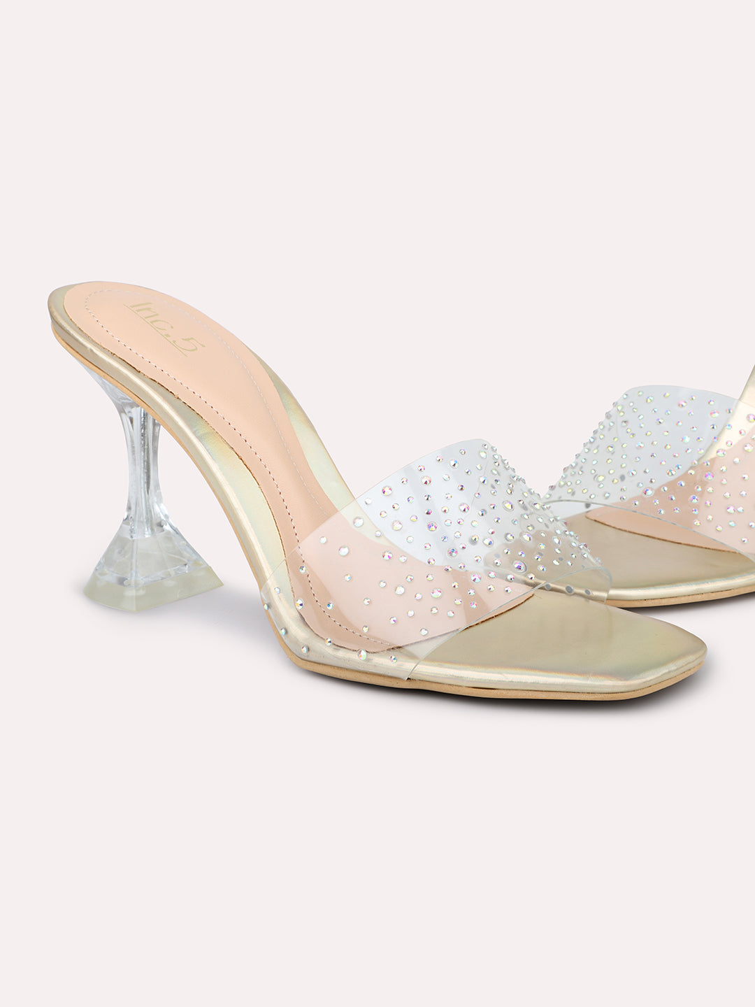 Buy Now Women White Printed Open Toe Kitten Heels – Inc5 Shoes