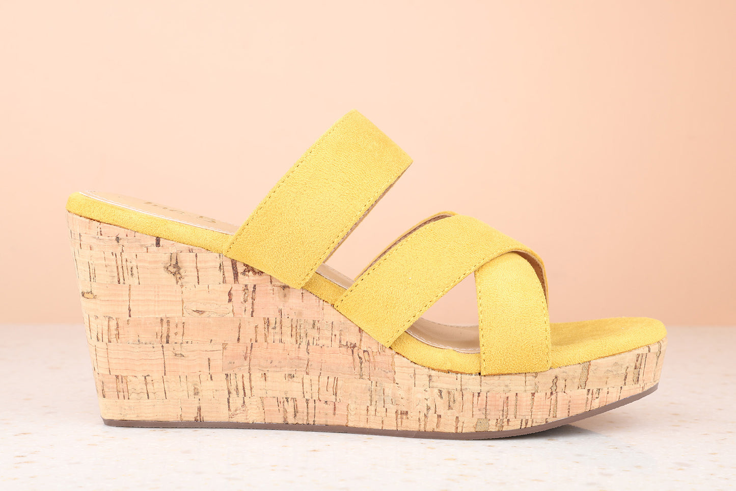 Women Yellow Wedge Heels