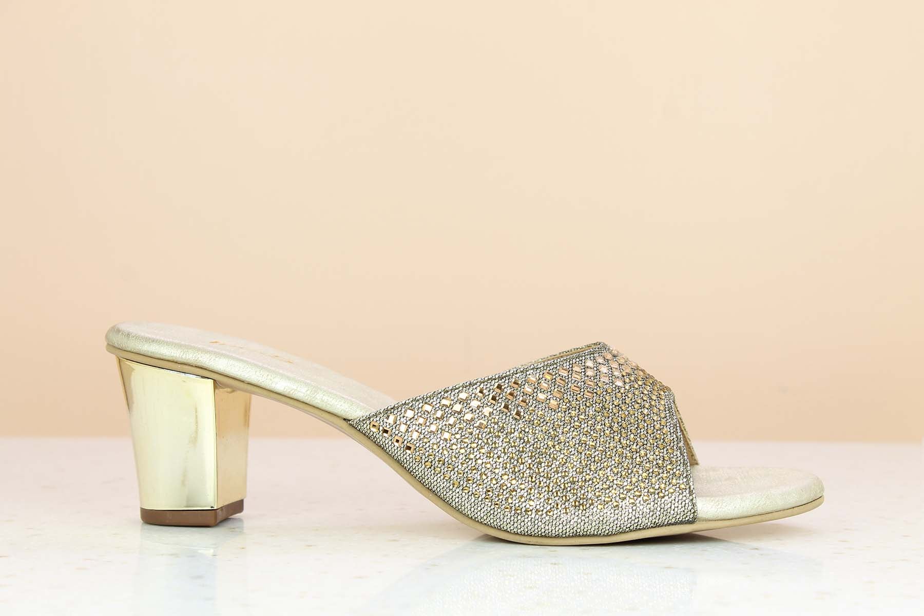 Buy Mochi Women Gold Casual Sandals Online | SKU: 40-49-15-36 – Mochi Shoes