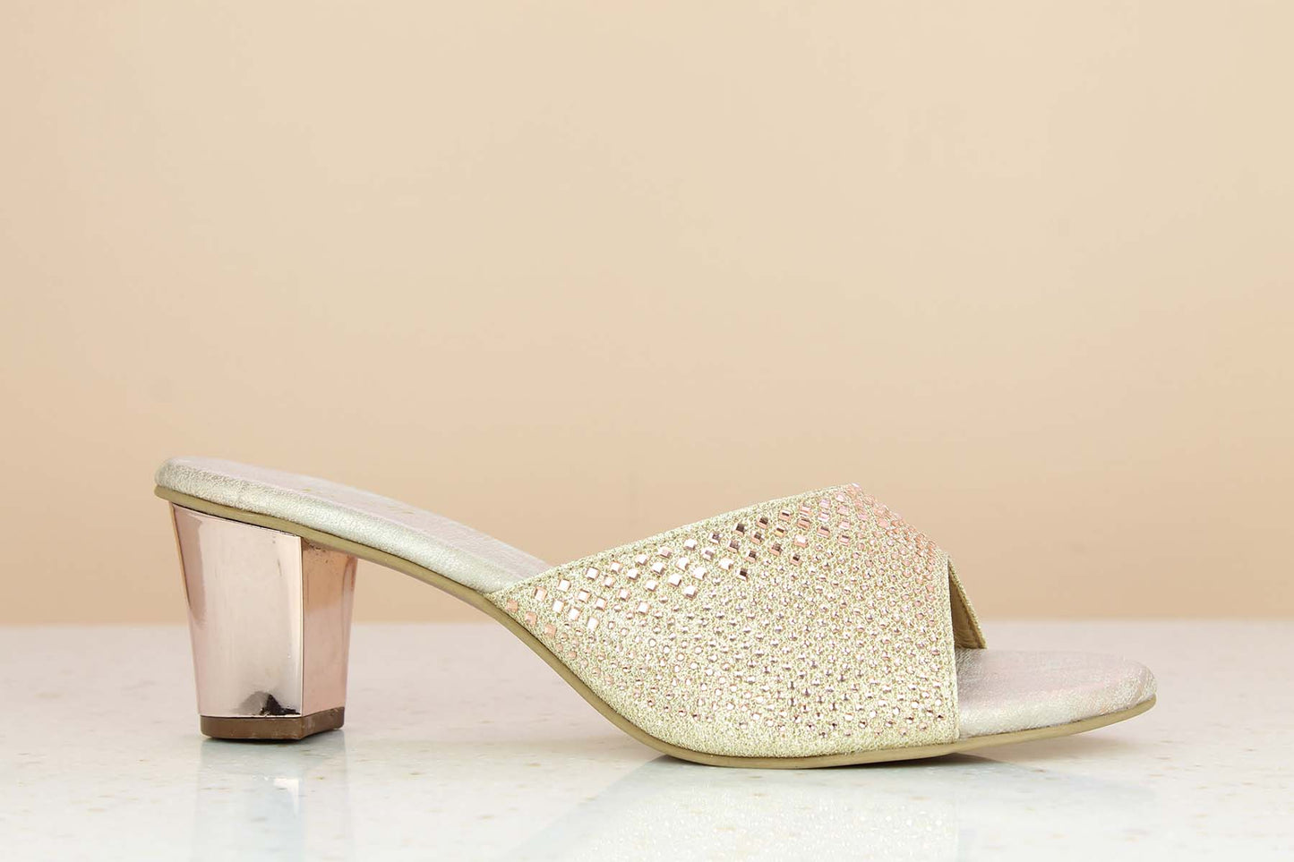 BLOCK HEEL EMBROIDED MULES-Women's Diamond-Inc5 Shoes