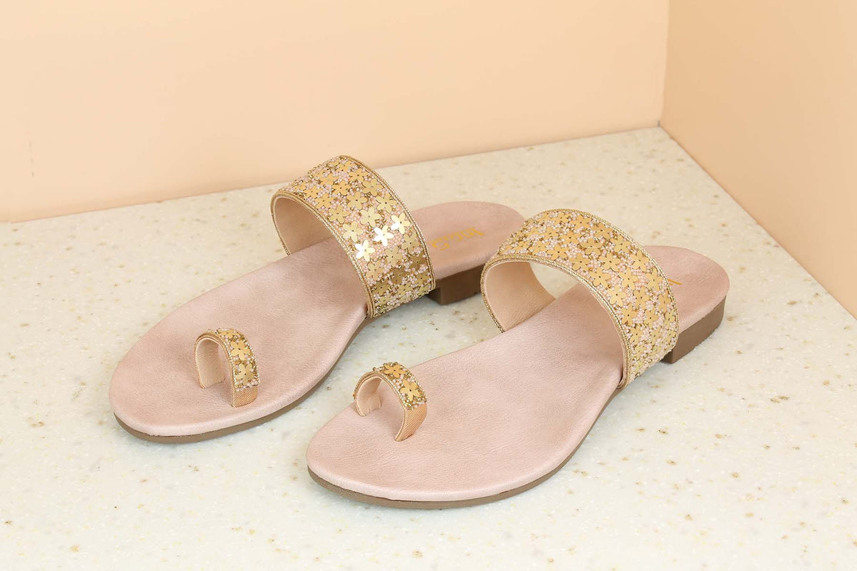 FLAT EMBROIDED TOE POST-Women's Thong-Slipons-Inc5 Shoes