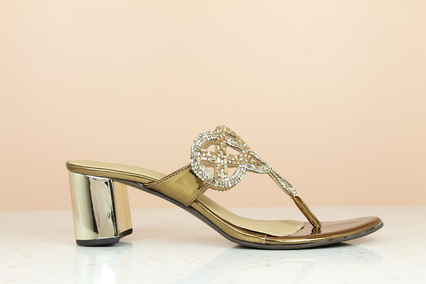 BLOCK HEEL DIAMOND THONG-Women's Diamond-Inc5 Shoes