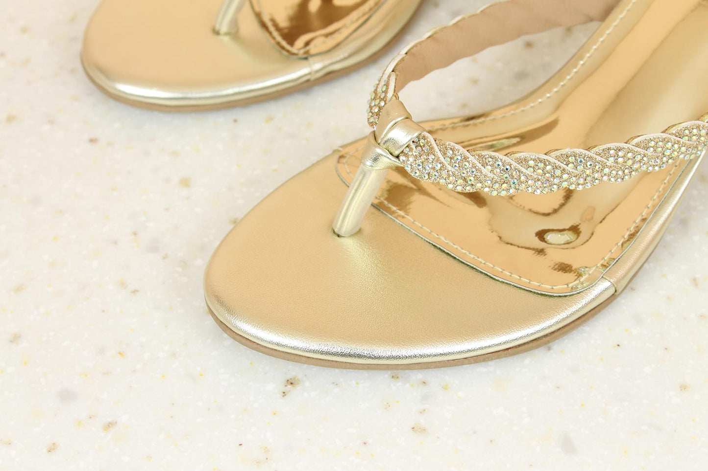 KITTEN HEEL DIAMOND THONG-Women's Diamond-Inc5 Shoes