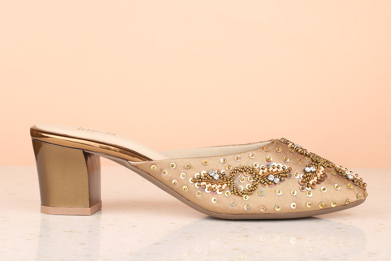 Women Antique Ethnic Block Mules