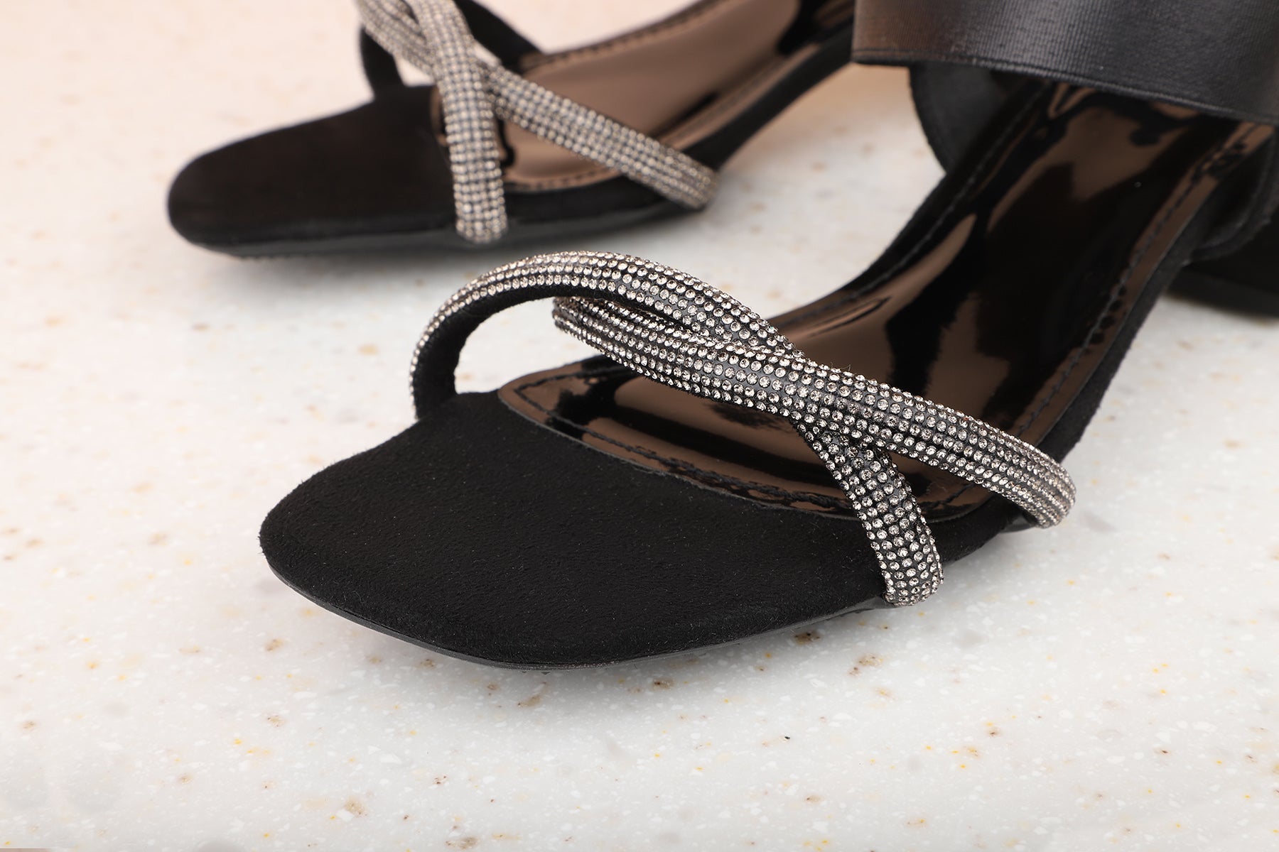 Buy Now,Women Black Party Block Sandals