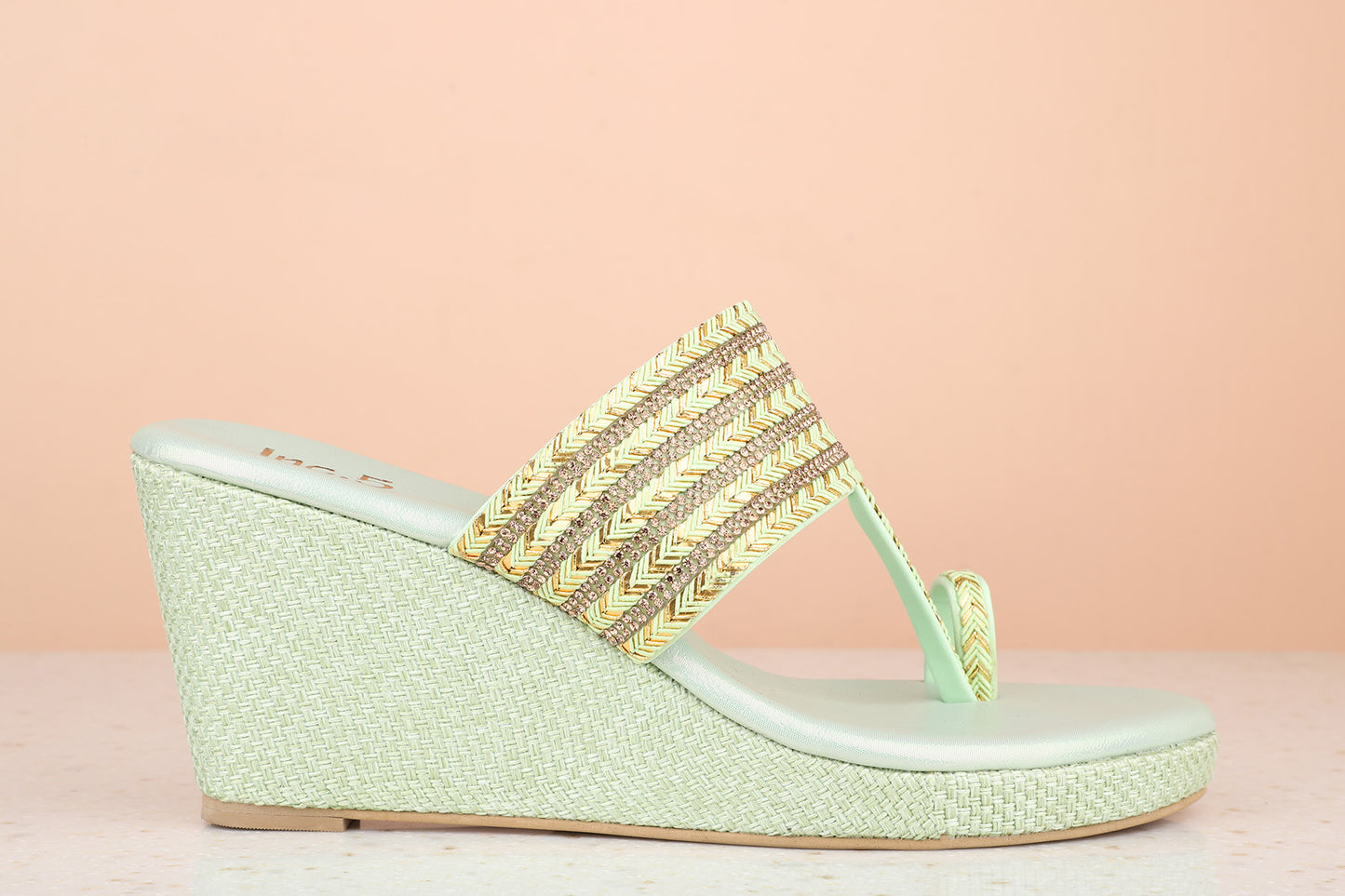 Women Pista Embellished Wedges