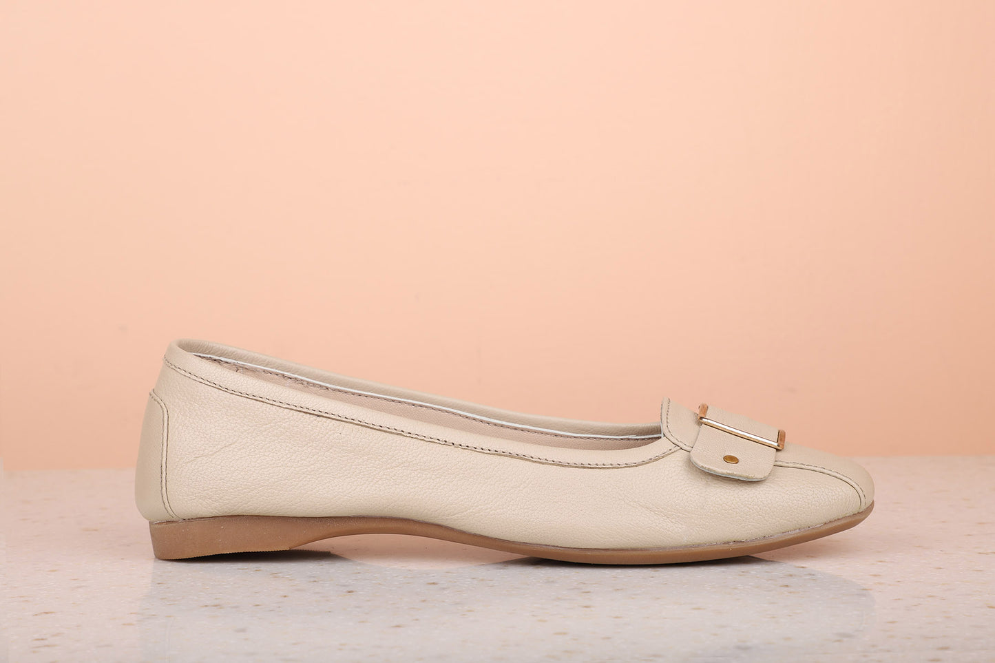 LEATHER BALLERINA-Women's Moccasins-Inc5 Shoes