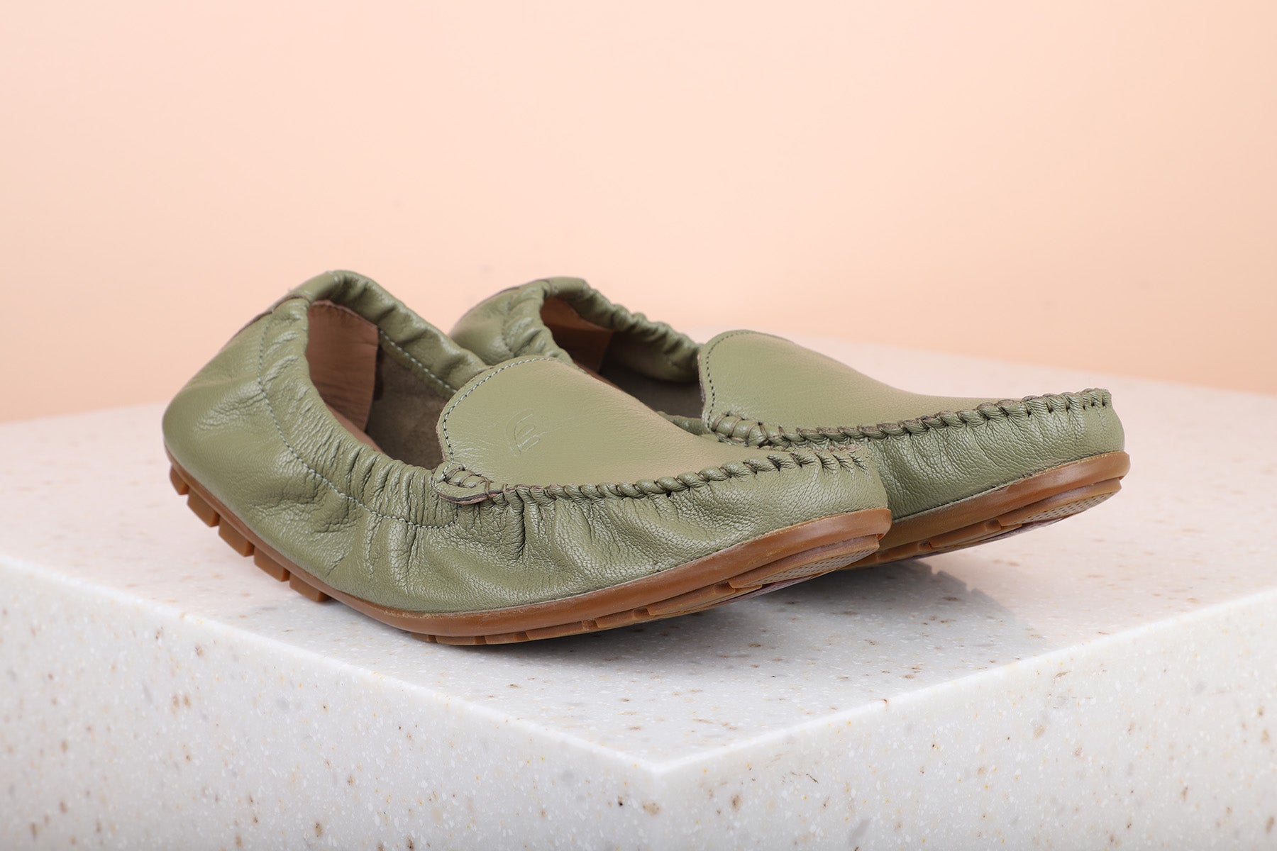 LEATHER BALLERINA-Women's Moccasin-Inc5 Shoes