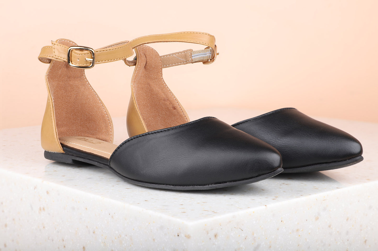 Women Black Mules Flats