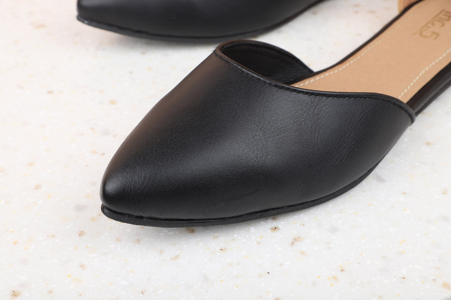 Women Black Mules Flats