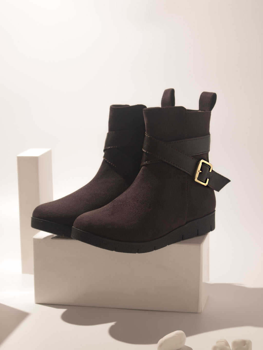 Buy Now Women Brown Chelsea Boots