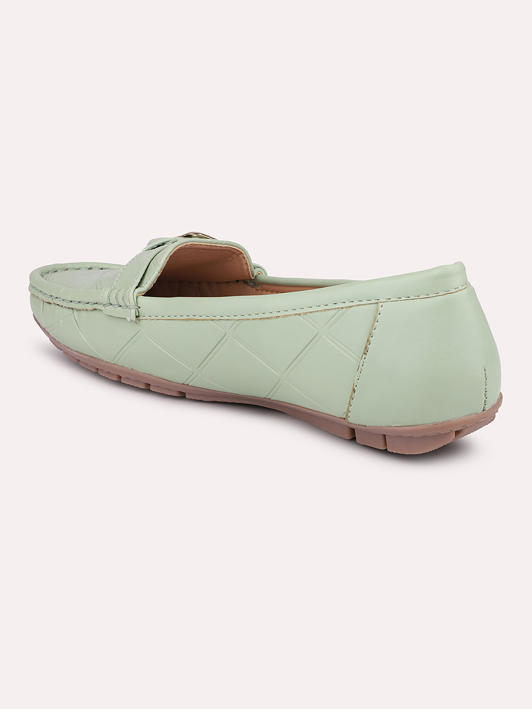 Women Pista Loafers with Buckle Detail