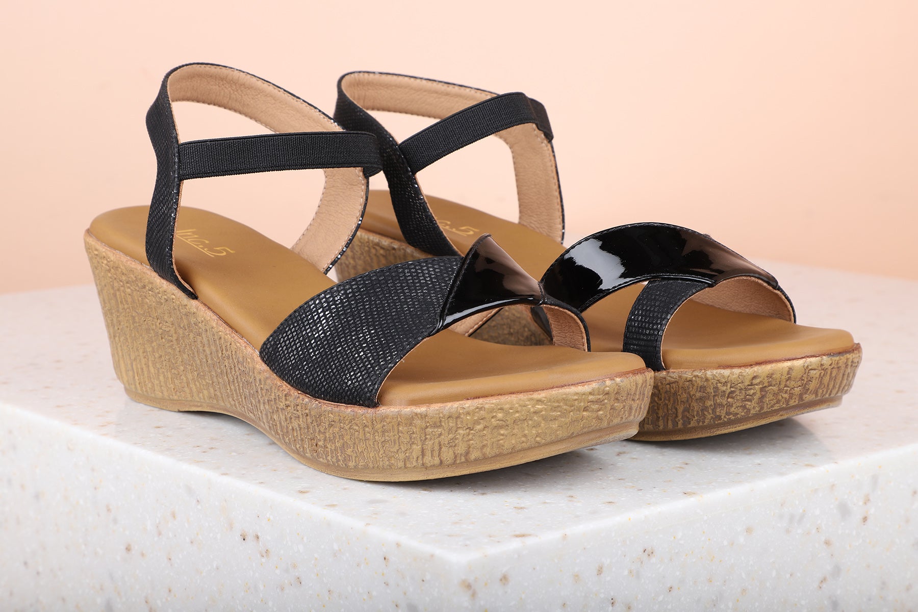 Buy Inc.5 Antique Textured Wedge Sandals Online at Best Prices in India -  JioMart.