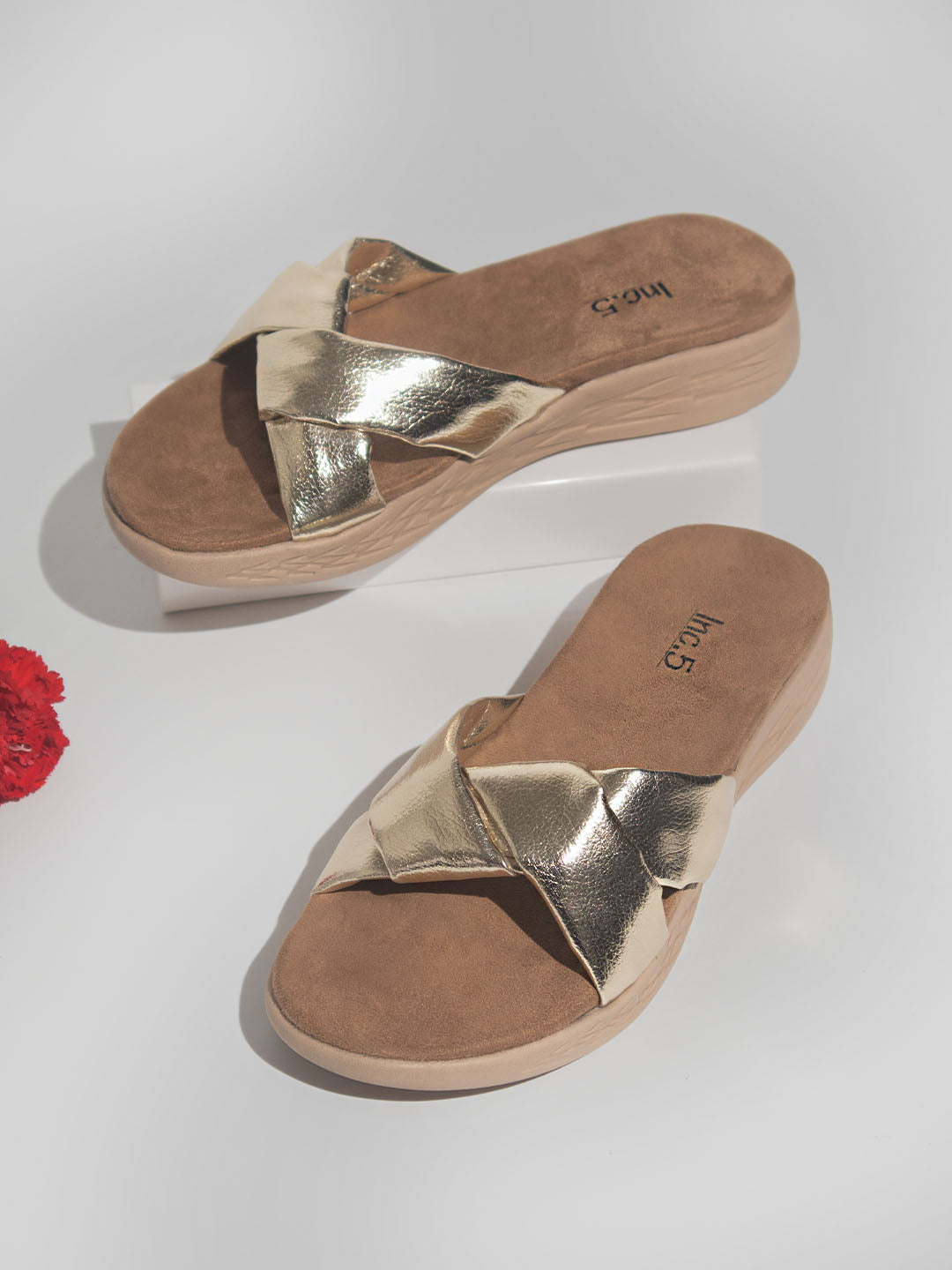 Block Heel Sandal Sultan Elegant Rose Gold Comfortable High Heels Sandals  For Women, Size: 36-41 at Rs 410/pair in New Delhi