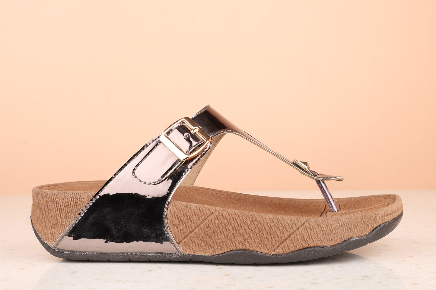 Women Pewter Casual Comfort Sandals