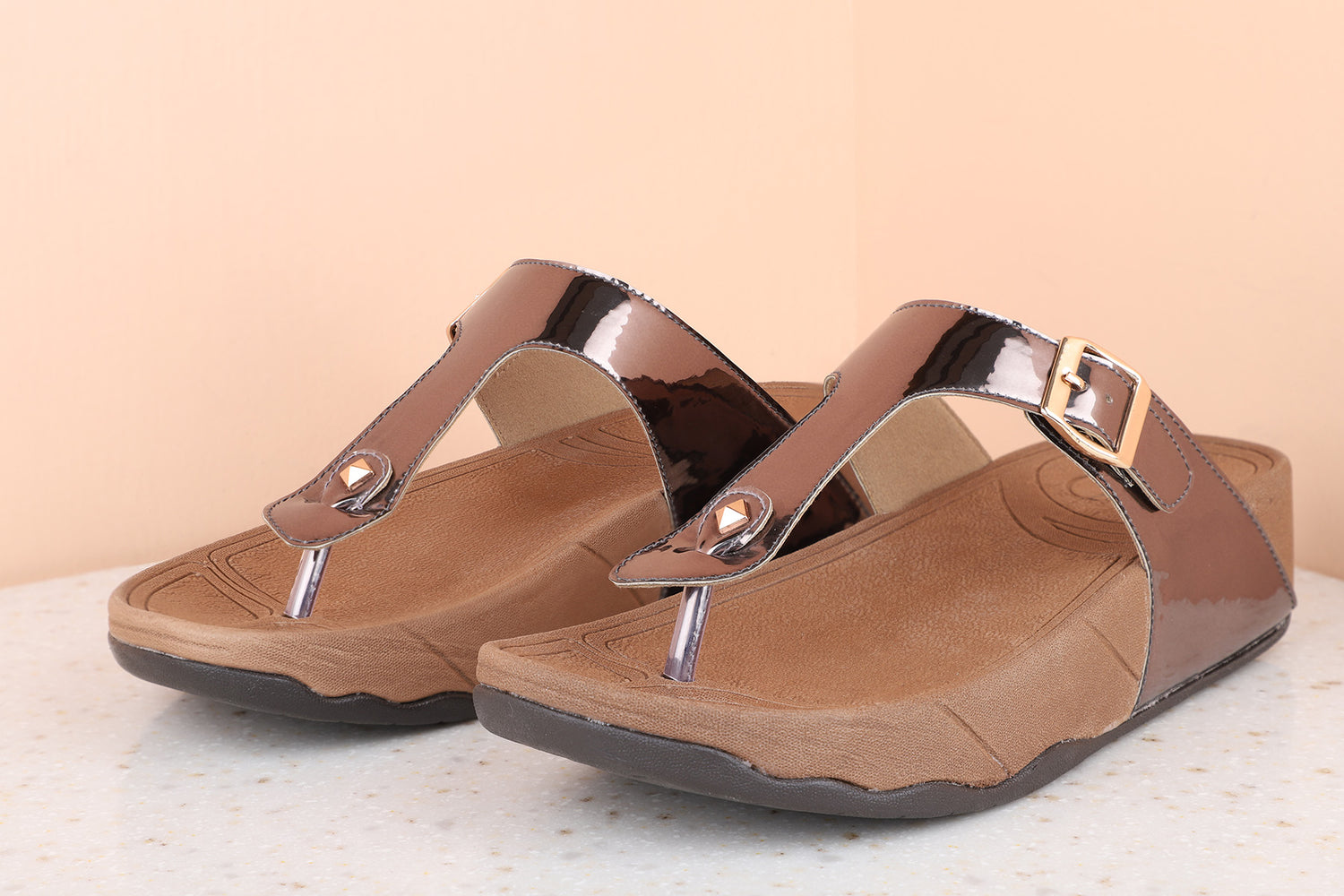 Women Pewter Casual Comfort Sandals