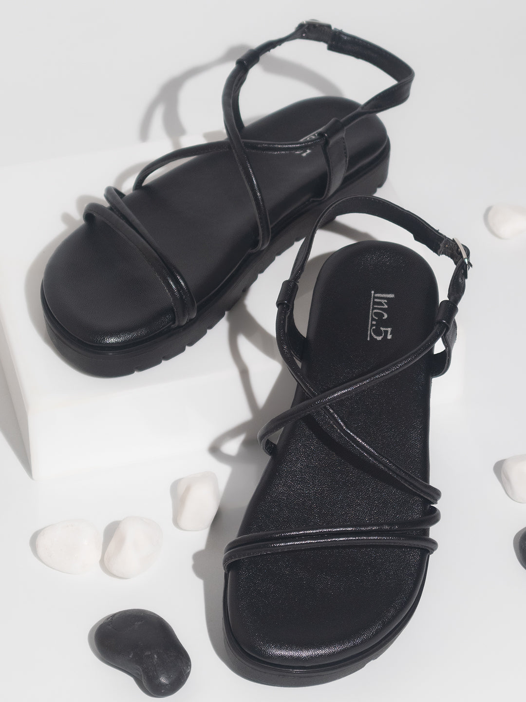 Enna Sandal in Black in 2023 | Sandals, Black sandals, 5 inch heels