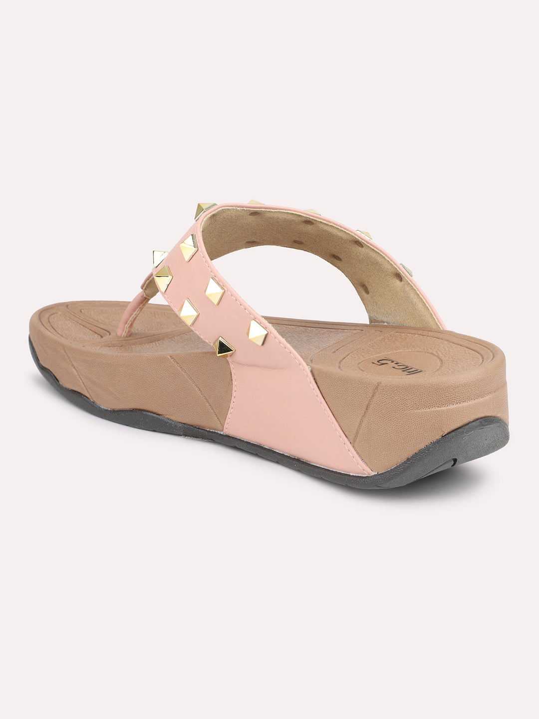 Women Peach Comfort Heels