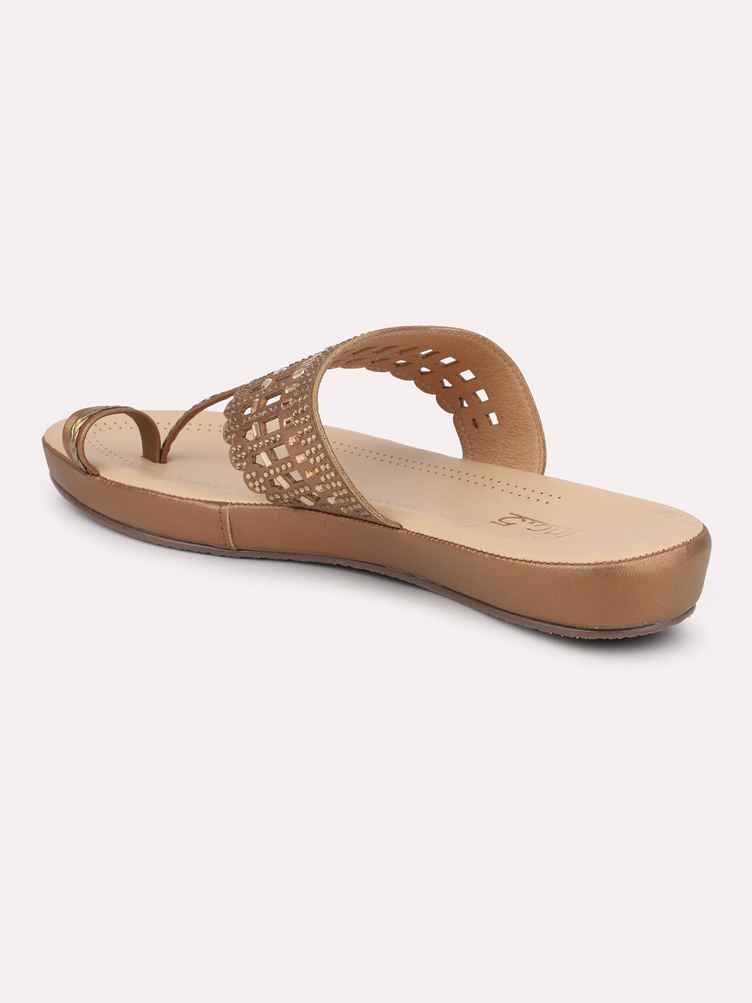 Women Antique Embellished Wedges Heels