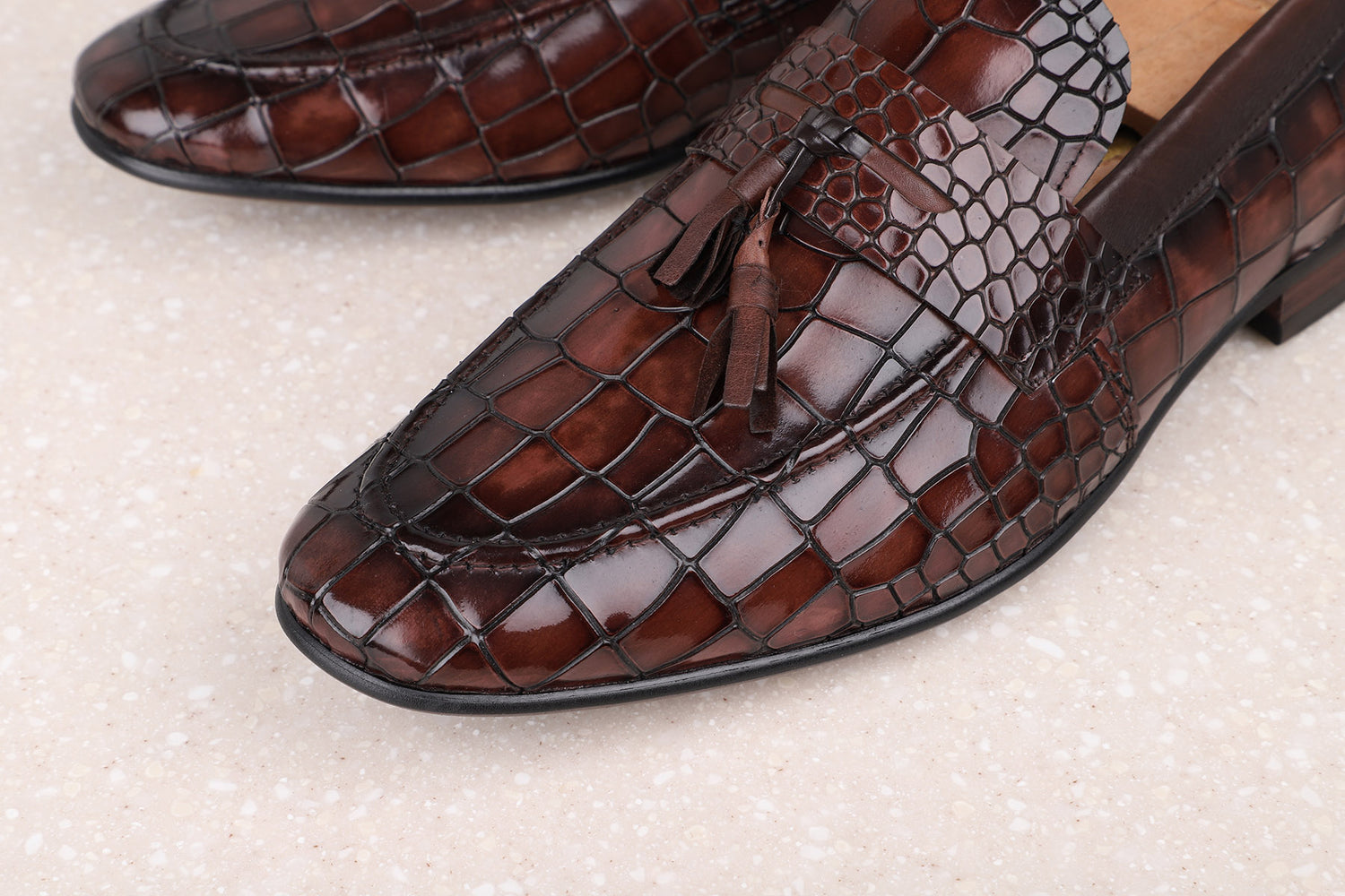 FORMAL SLIPPONS-COFFEE-Men's Formal Slipons-Inc5 Shoes