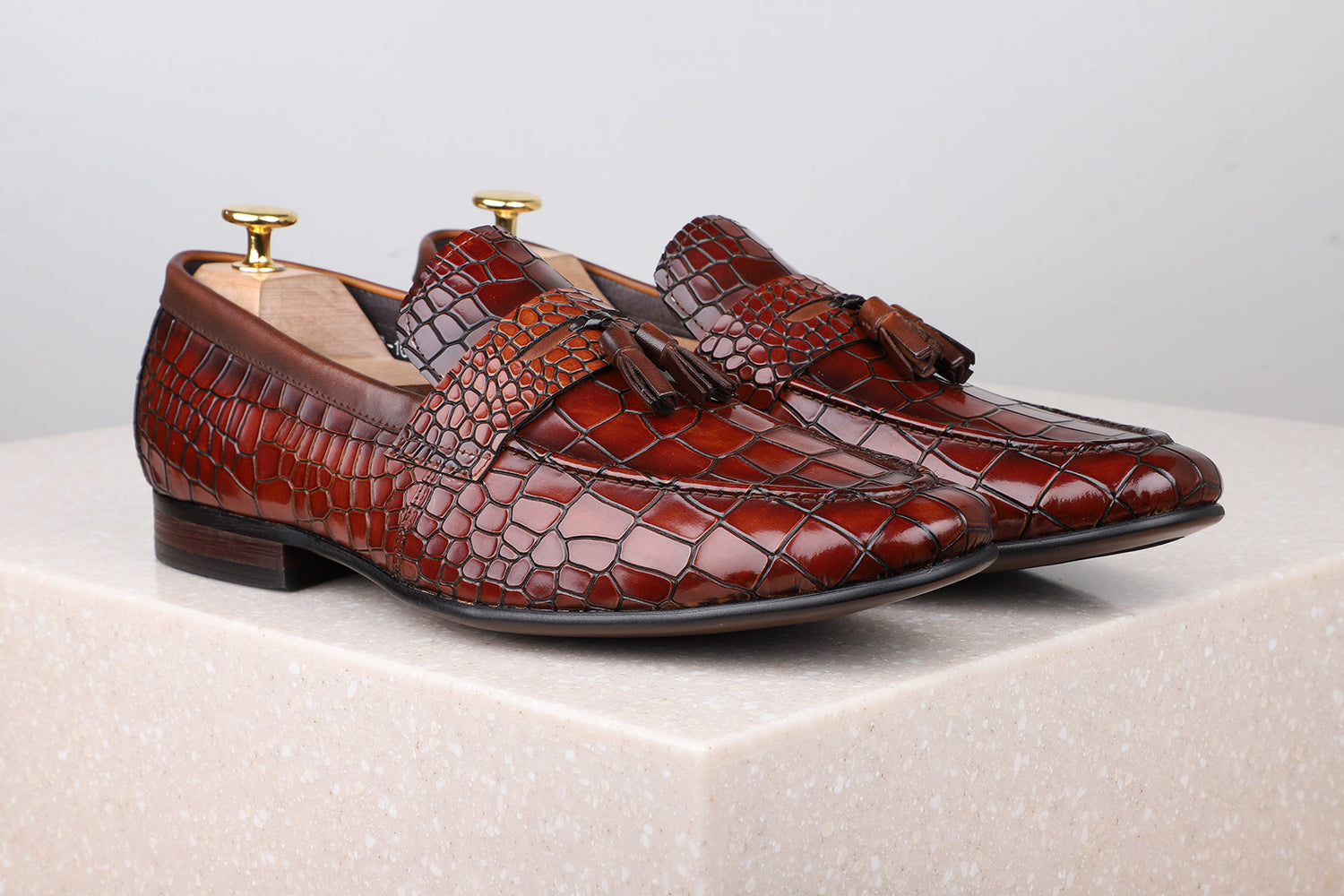 FORMAL SLIPPONS-TAN-Men's Formal Slipons-Inc5 Shoes