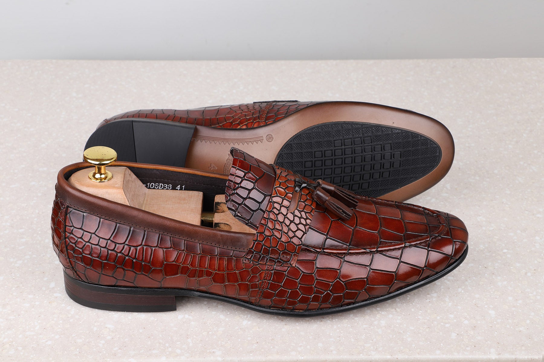 FORMAL SLIPPONS-TAN-Men's Formal Slipons-Inc5 Shoes