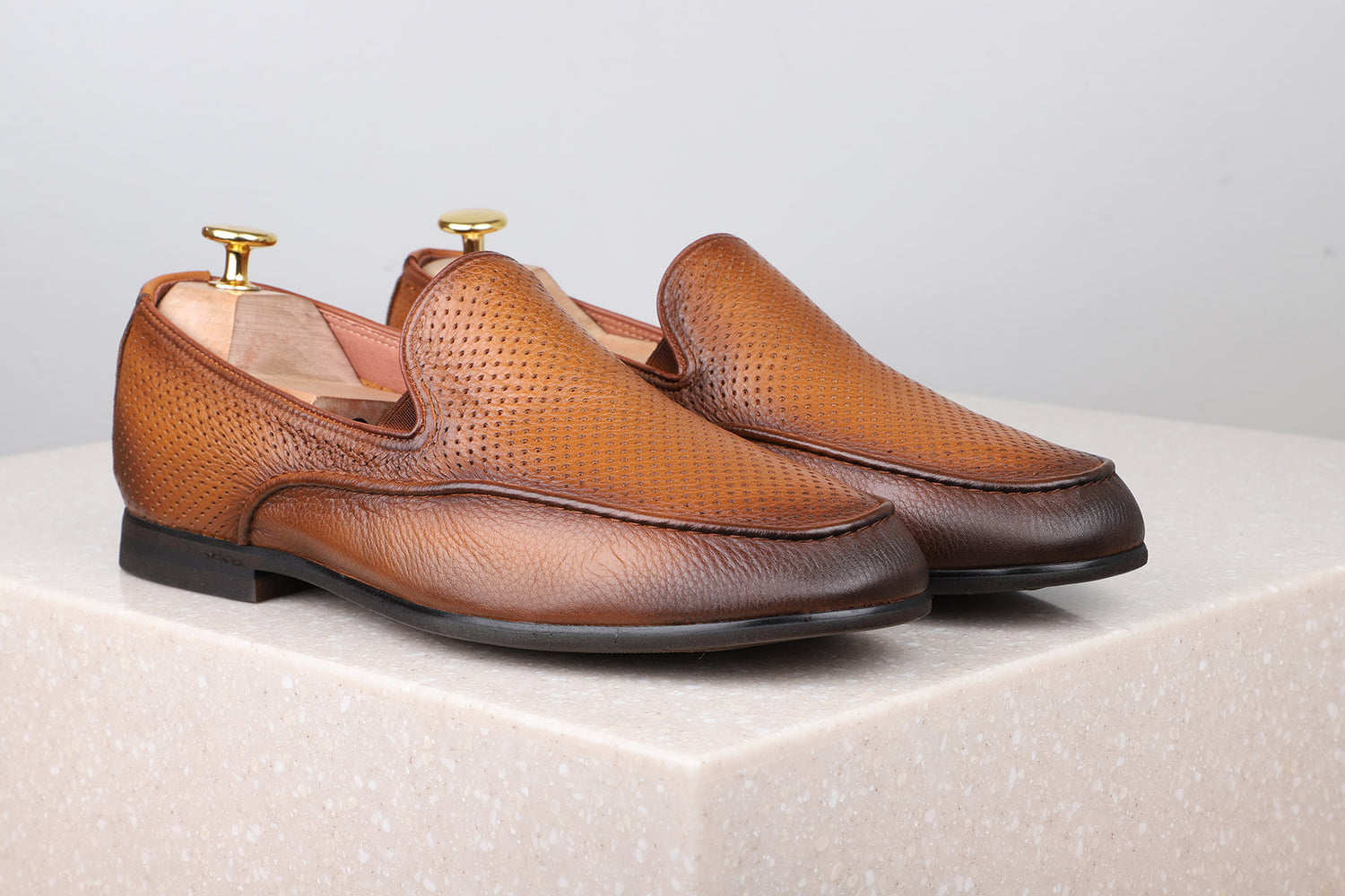 FORMAL SLIPPONS-TAN-Men's Formal Slipons-Inc5 Shoes
