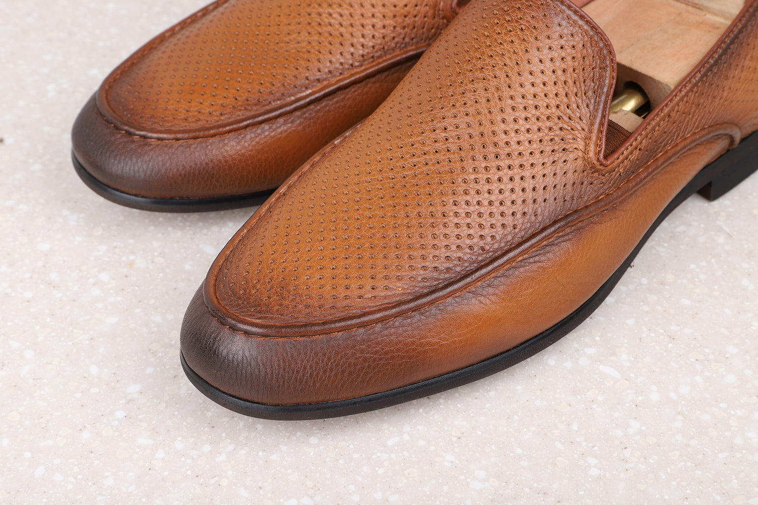 FORMAL SLIPPONS-TAN-Men's Formal Slipons-Inc5 Shoes