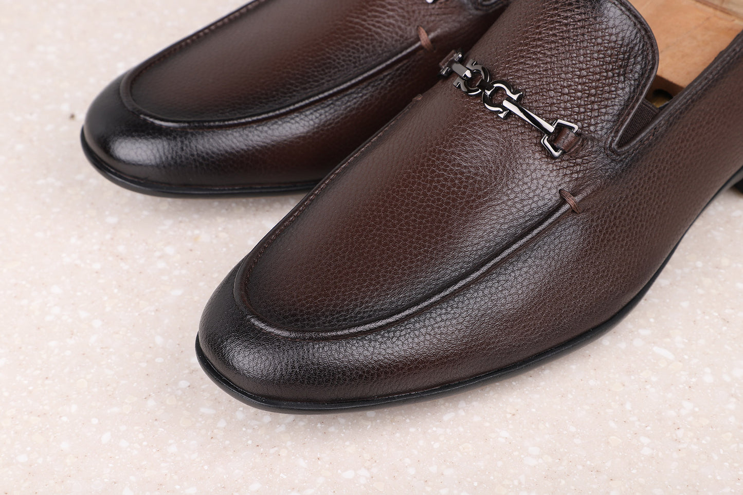 FORMAL SLIPPONS-COFFEE-Men's Formal Slipons-Inc5 Shoes