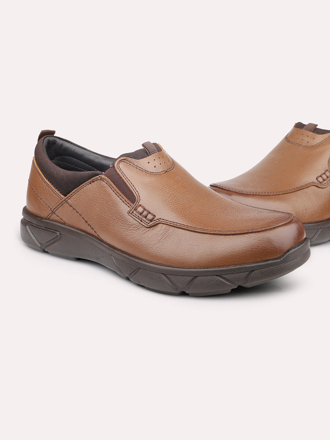Atesber Tan Casual Slipon For Men's