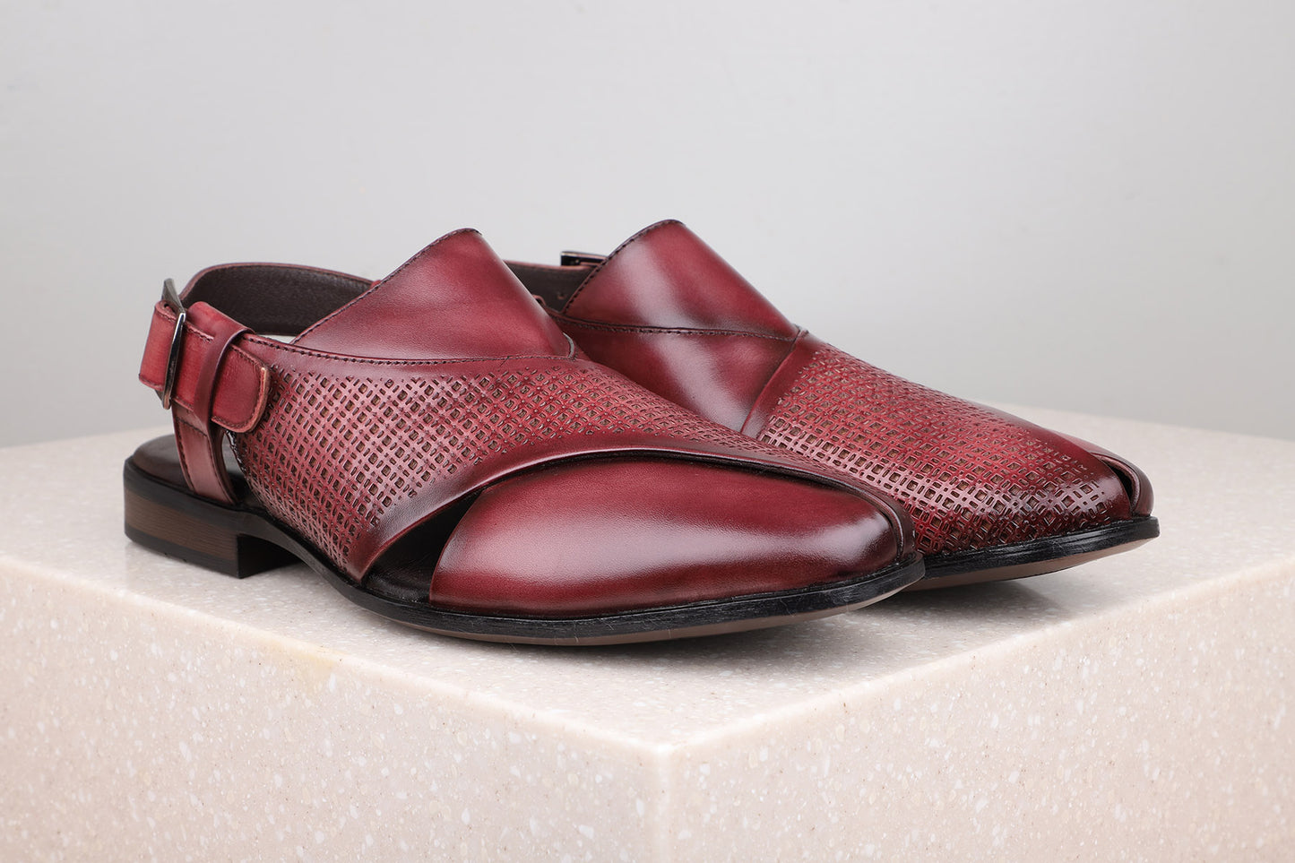 Privo Casual Mules Sandal-Cherry For Men