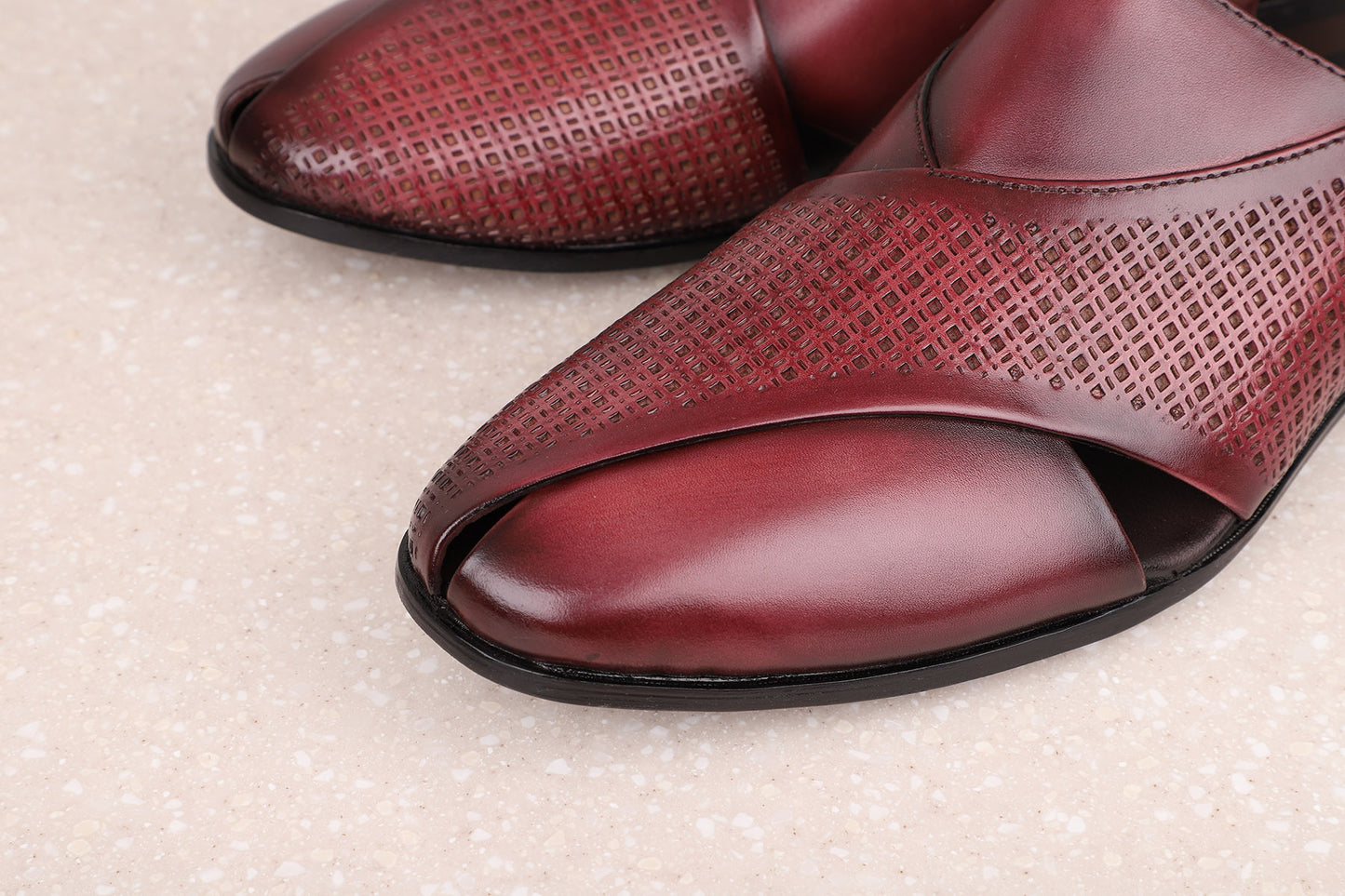 Privo Casual Mules Sandal-Cherry For Men