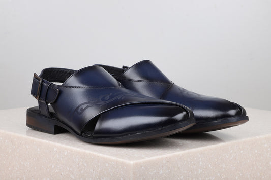 FORMAL SANDALS-BLUE-Men's Sandal-Inc5 Shoes