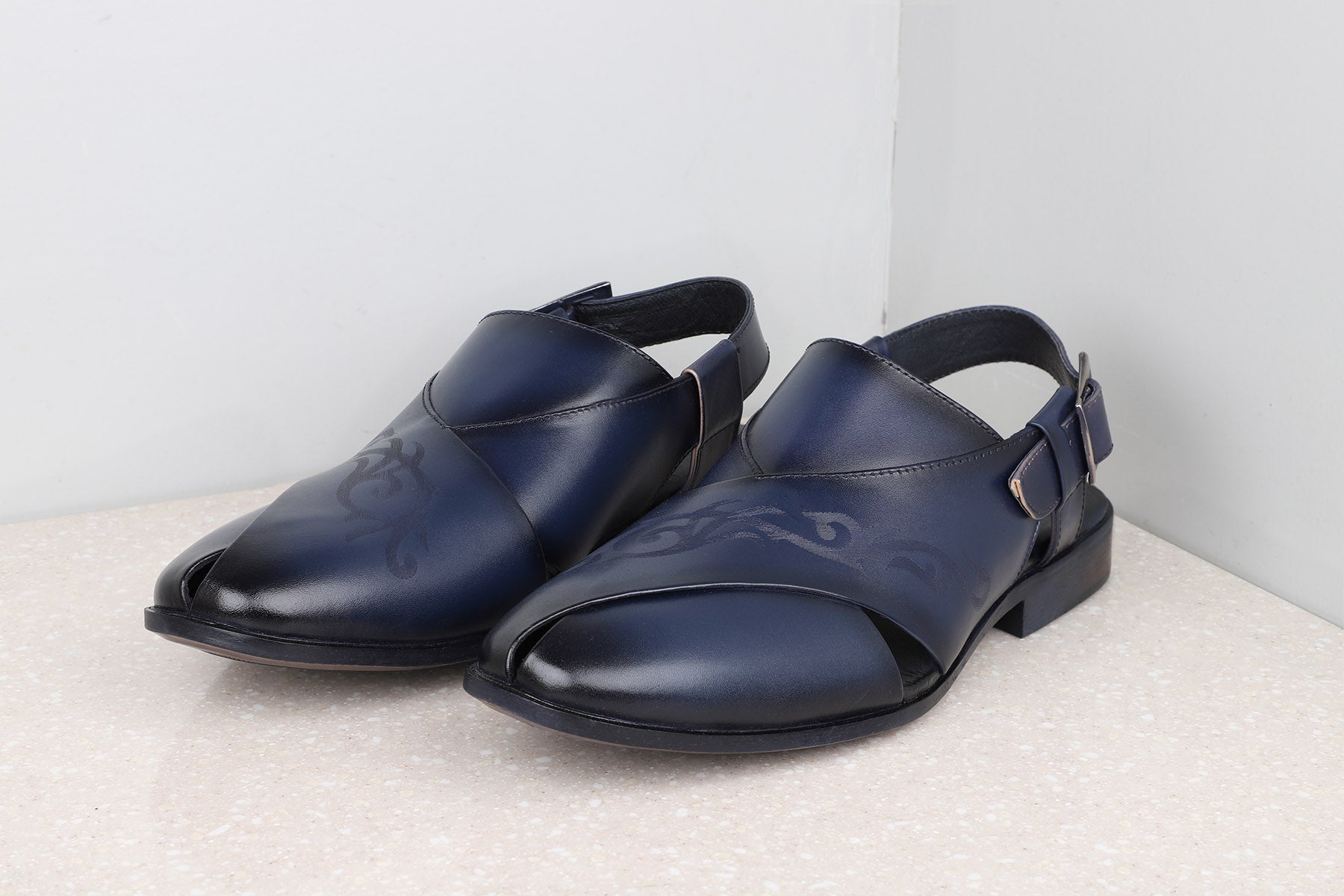 FORMAL SANDALS-BLUE-Men's Sandal-Inc5 Shoes