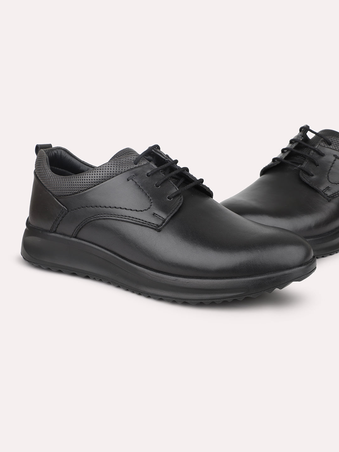 Atesber Black Casual Lace-Up For Men