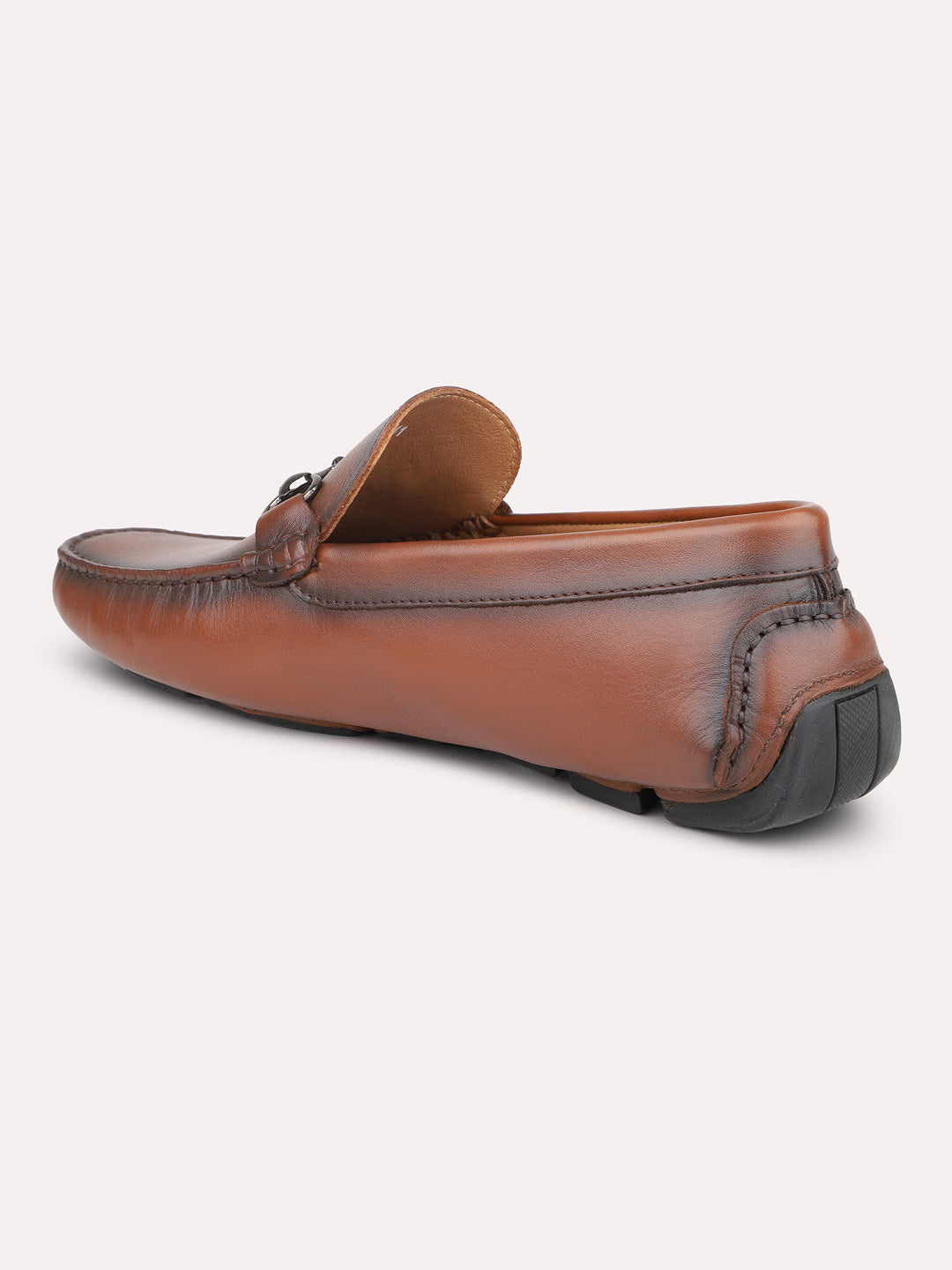 Atesber Brown Loafer Driving Shoes For Men