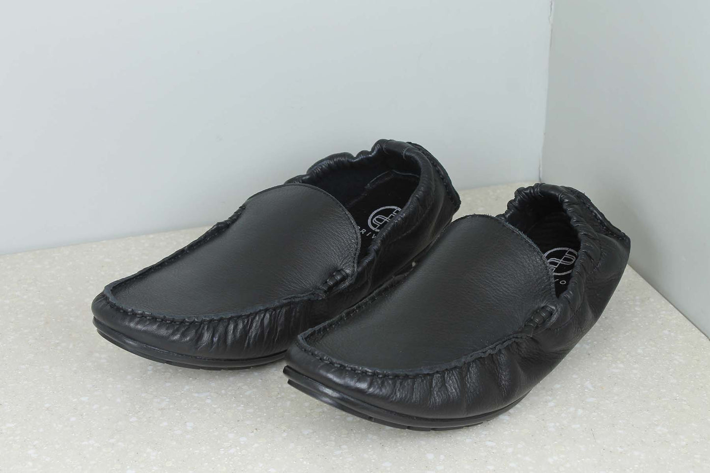 DRIVING SHOES-BLACK-Men's Driving Shoes-Inc5 Shoes