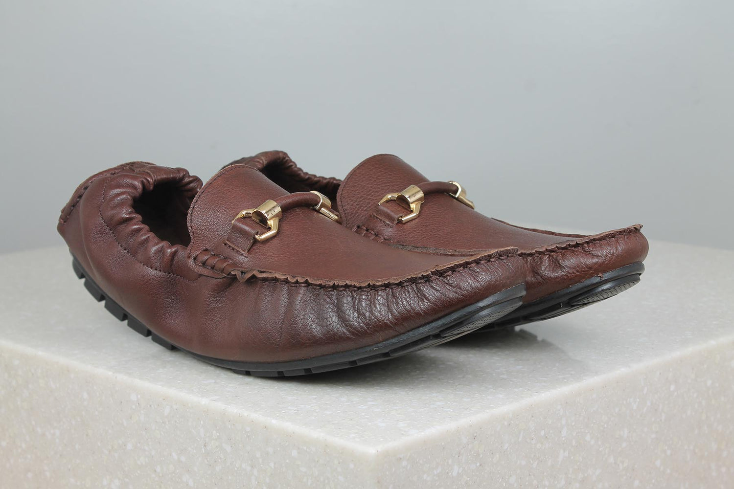 Privo Brooch Slipon-Brown For Men