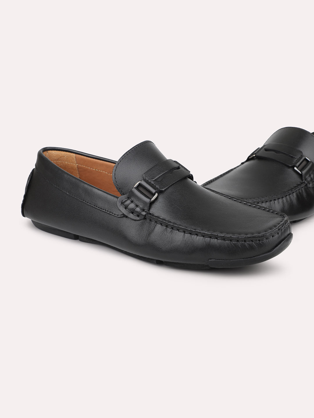 Atesber Black Formal Loafer Shoes For Men 40 BLACK - Main Image