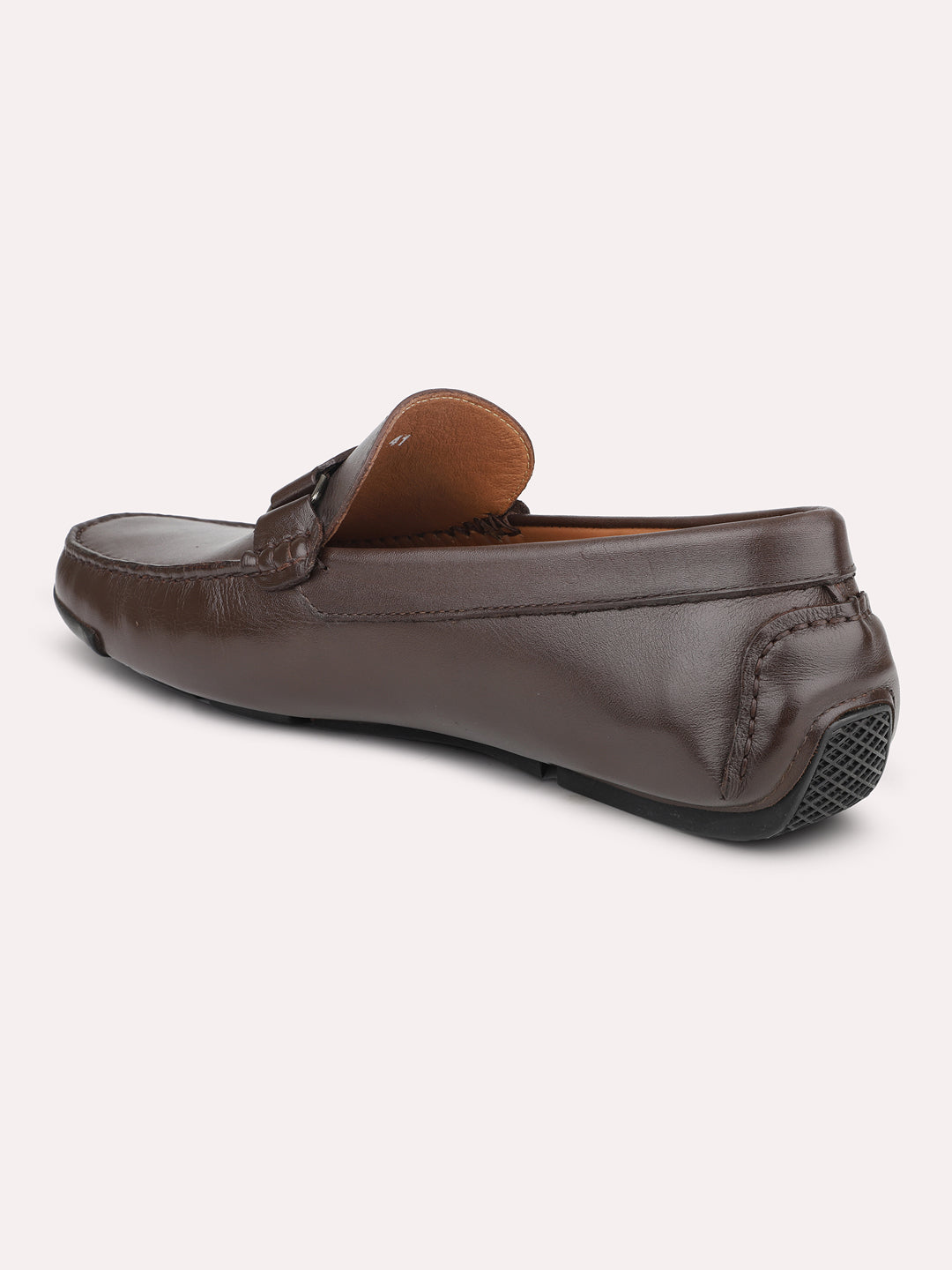 Atesber Brown Formal Loafer Shoes For Men