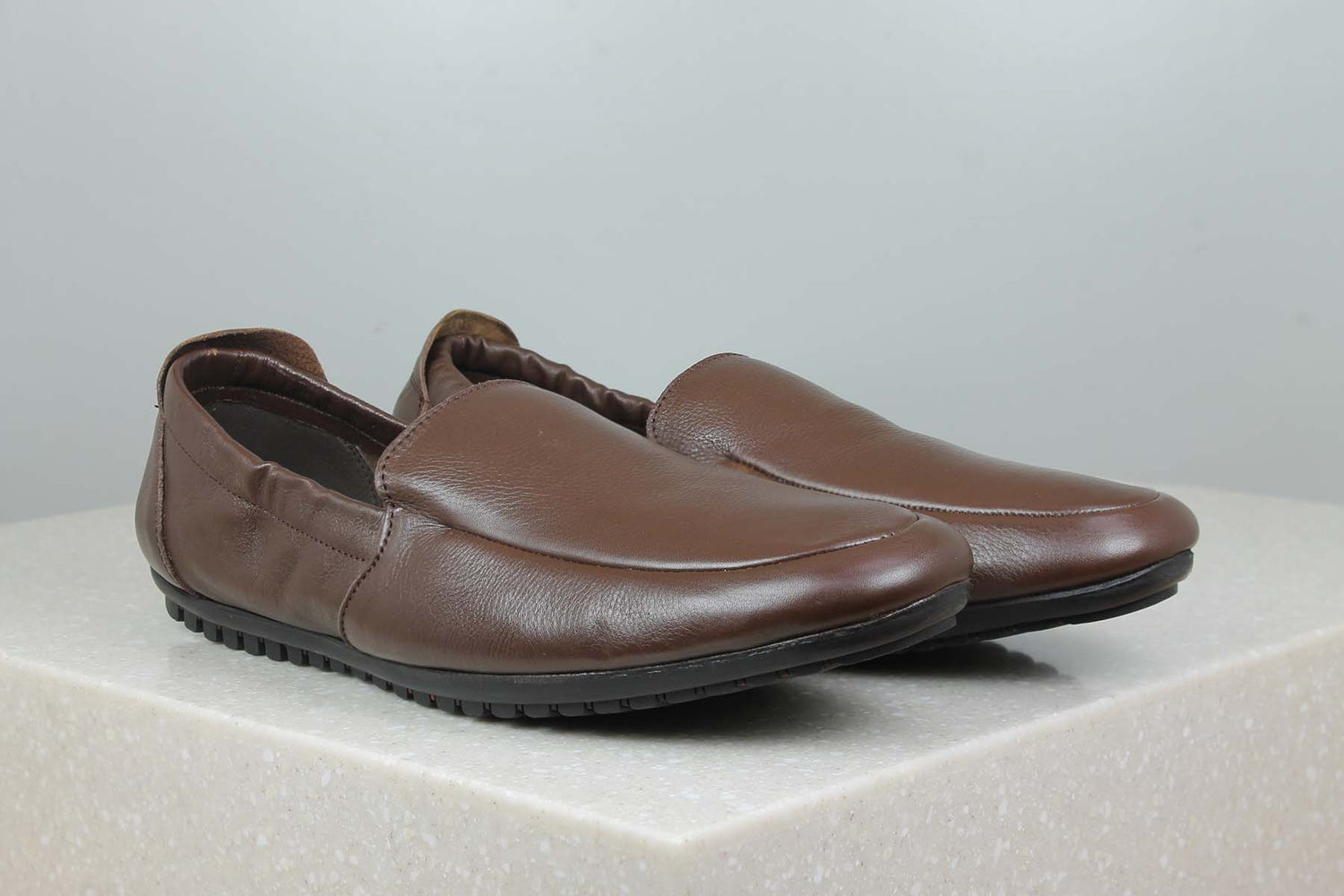 Privo Casual Slipon Shoe-Brown For Men