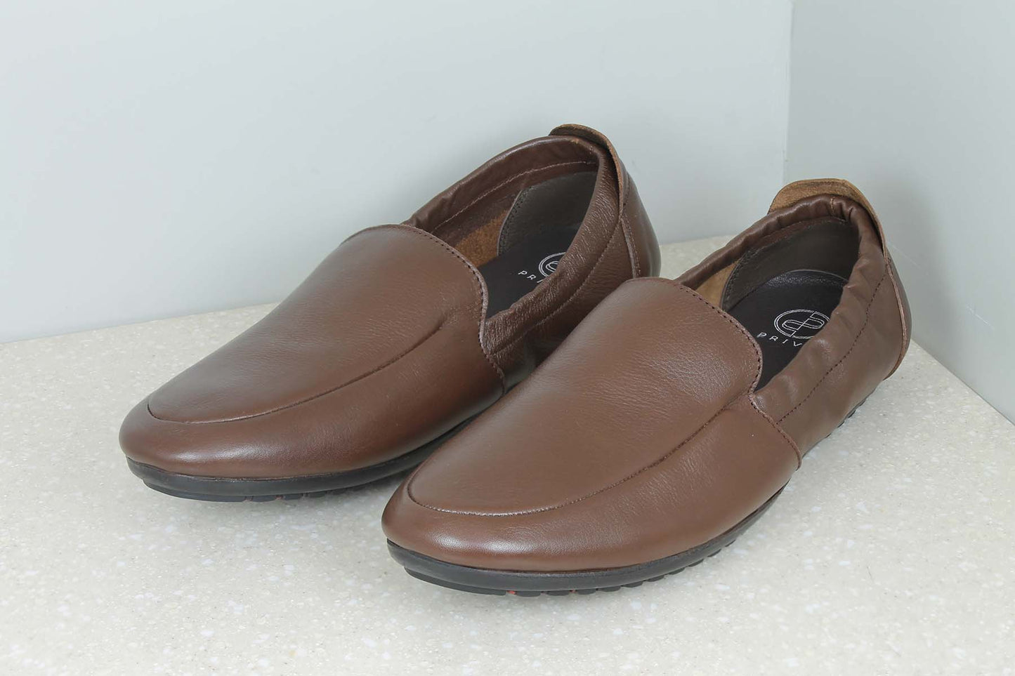 Privo Casual Slipon Shoe-Brown For Men