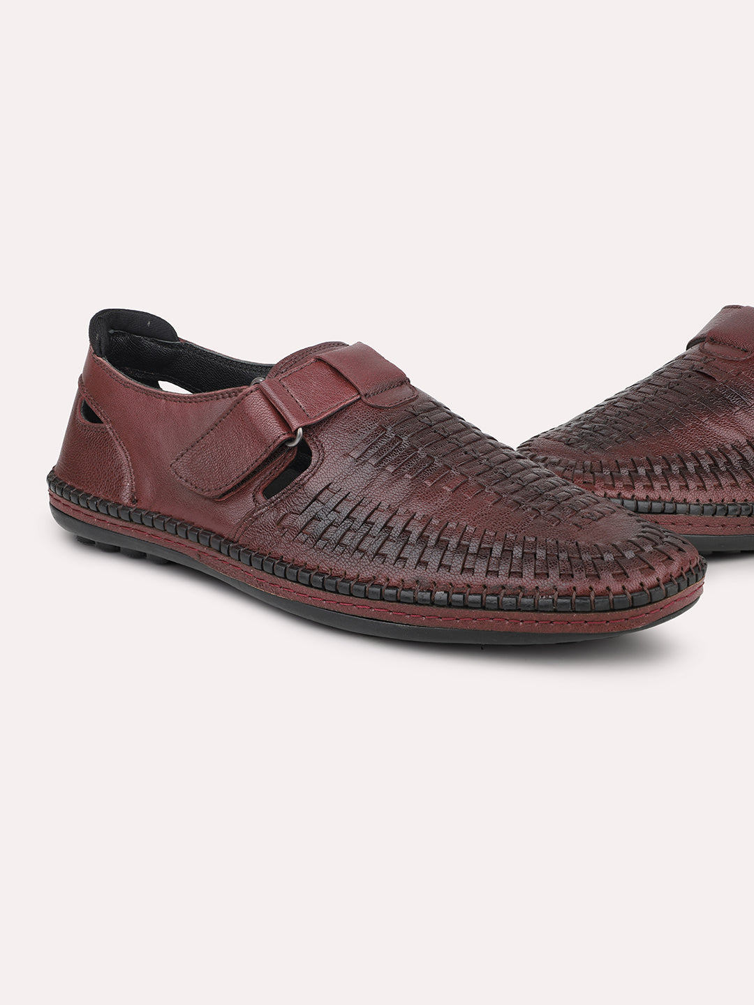 Atesber Cherry Textured Casual Sandal For Men