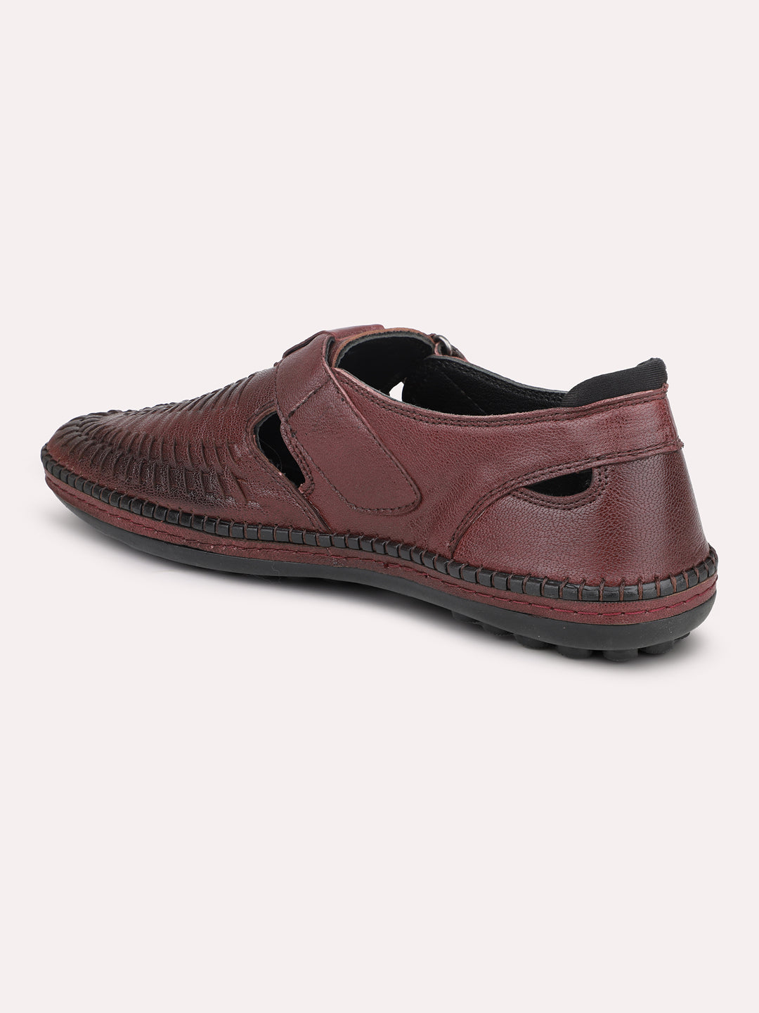 Atesber Cherry Textured Casual Sandal For Men
