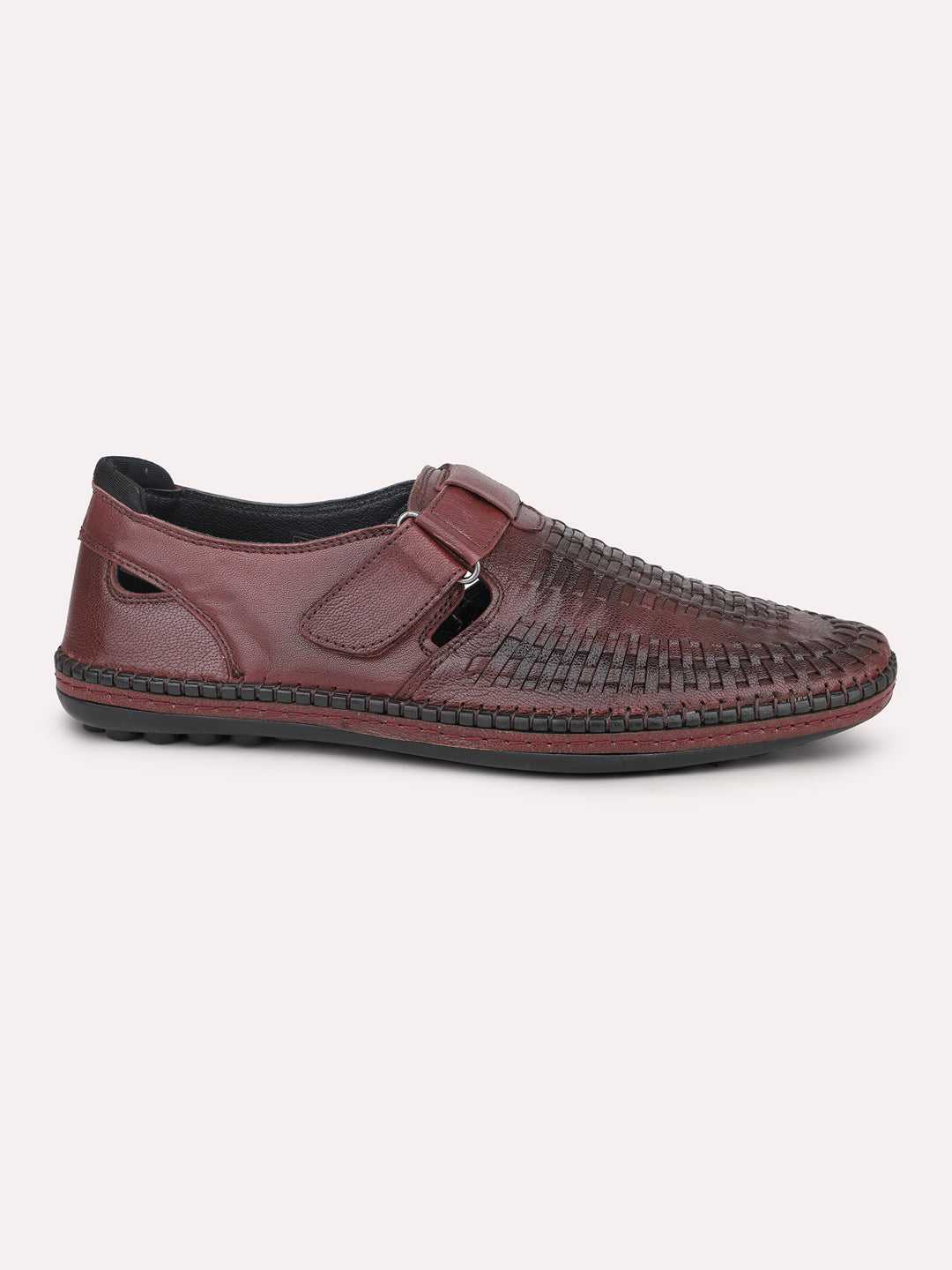 Atesber Cherry Textured Casual Sandal For Men